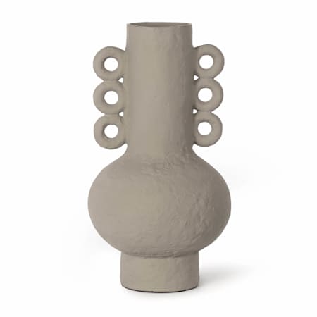 Regina Andrew Chandra 9.5" Wide Metal Vase Brown