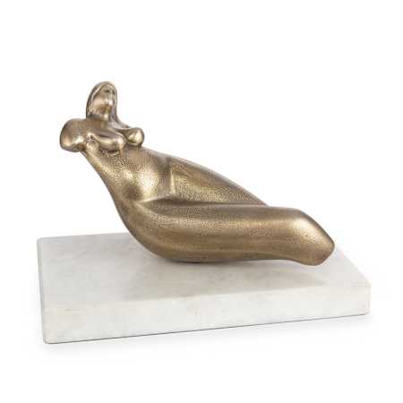 Regina Andrew Rhea 10" Wide Sculpture Brass