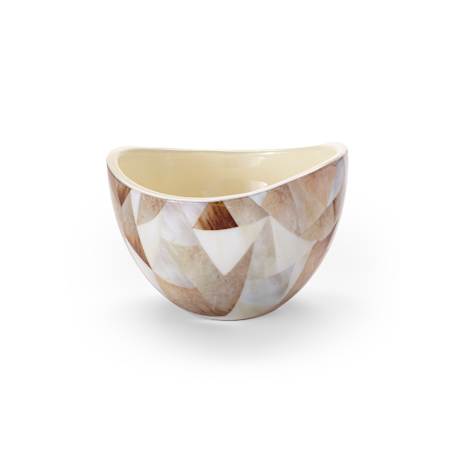 Regina Andrew Jake 7.5" Wide Bowl Small Brown