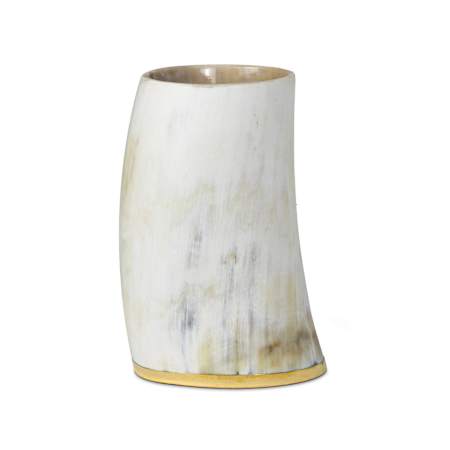 Regina Andrew Troy 3" Wide Horn Vase Large Natural