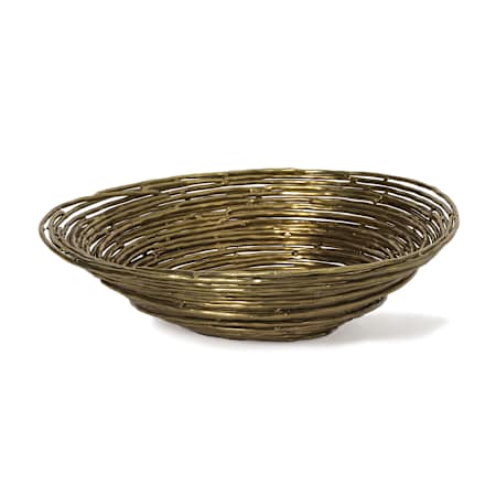 Regina Andrew Nest 12.5" Wide Bowl Brass