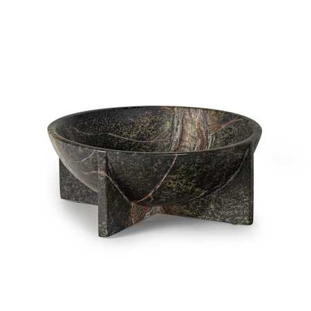 Regina Andrew Tribune 10" Wide Marble Bowl Large Green