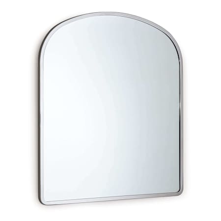 Regina Andrew Cloak 26"W x 30"H Arched Flat Stainless Steel Framed Accent Mirror Polished Nickel