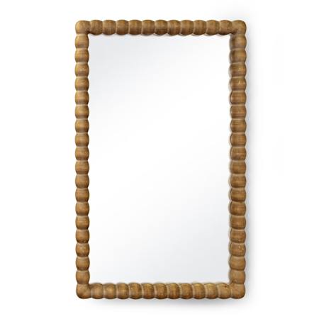 Regina Andrew Perennial 28"W x 44"H Rectangular Flat Wood Framed Accent Mirror Natural