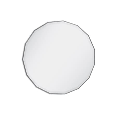 Regina Andrew Tarquin 32" Diameter Circular Beveled Medium Density Fiberboard (MDF) Framed Accent Mirror Antique Silver Leaf
