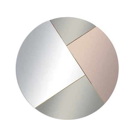 Regina Andrew Modern Glamour 36" Diameter Circular Flat Accent Mirror Clear