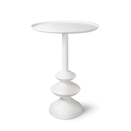 Regina Andrew Hope 16" Wide Aluminum Table White