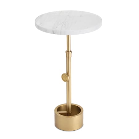 Regina Andrew Myles 13" Wide Steel Table Natural Brass