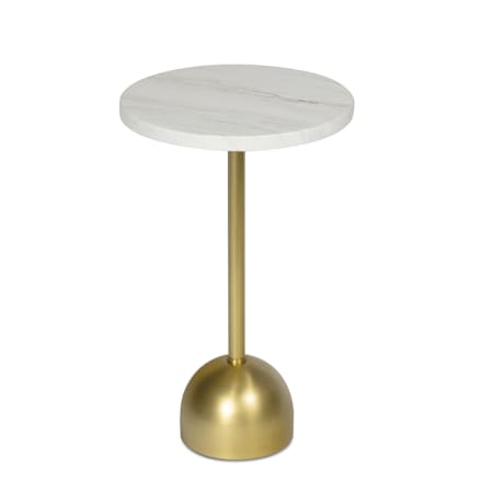 Regina Andrew Arthur 13" Wide Steel Table Natural Brass