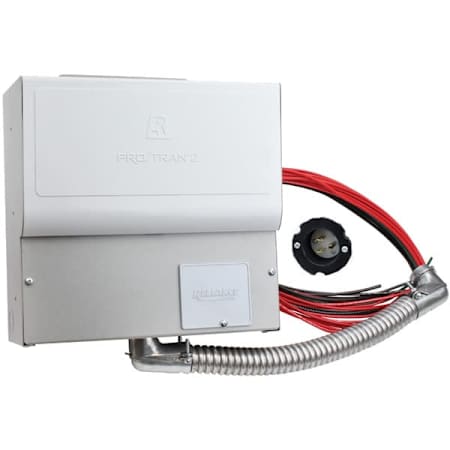 Reliance Controls Pro/Tran 2 30-Amp (120 / 240V) Single-Phase Indoor Select Circuit Manual Transfer Switch with 8-Circuit Load Center / Wattmeter / Inlet N/A
