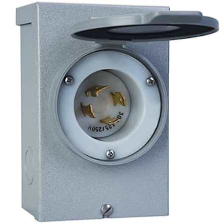 Reliance Controls 30-Amp (4-Prong) Power Inlet Box N/A