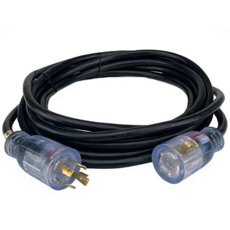 Reliance Controls 20-Amp (4-Prong 120 / 240V) Generator Power Cord with LED Indicator (10-Foot) N/A