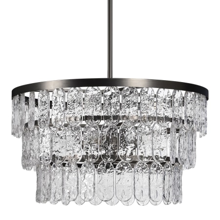 Ren Wil Solaris 4 Light 24" Wide LED Waterfall Chandelier Iron