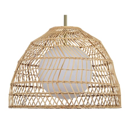 Ren Wil Palm 20" Wide LED Wood Pendant Natural