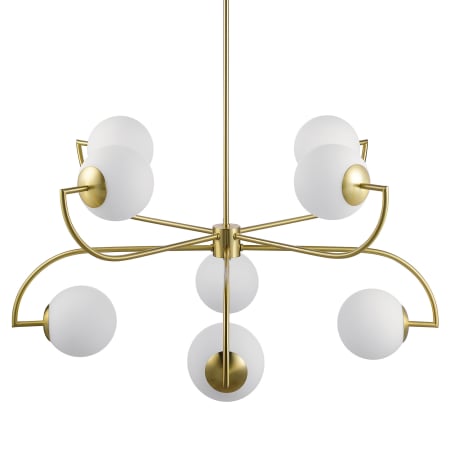 Ren Wil Rover 8 Light 36" Wide LED Sputnik Chandelier Satin Brass