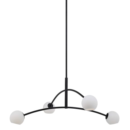 Ren Wil Nube 4 Light 54" Wide LED Chandelier Matte Black