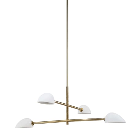 Ren Wil Tulla 4 Light 40" Wide LED Linear Chandelier Champagne