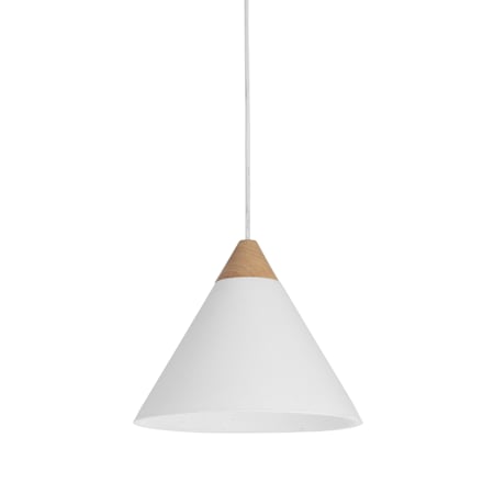Ren Wil Daya 12" Wide LED Wood Pendant Grey