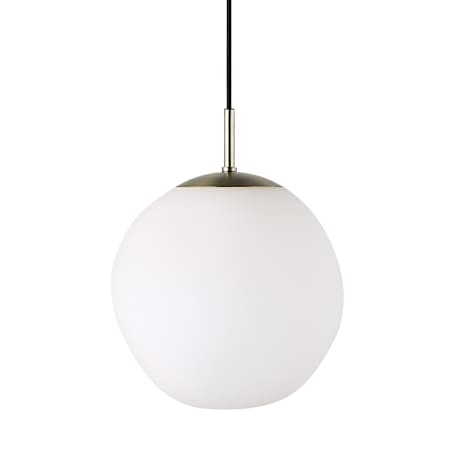 Ren Wil Koa 12" Wide Pendant Etched White