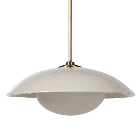 Ren Wil Abbie 18" Wide Pendant Off-White Crackle