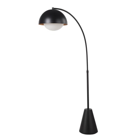 Ren Wil Cooke 75" Tall LED Arc Floor Lamp Matte Black