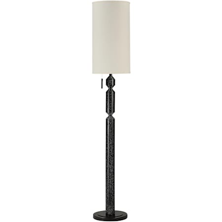 Ren Wil Pheonix 68" Tall Torchiere Floor Lamp Matte Black Washed