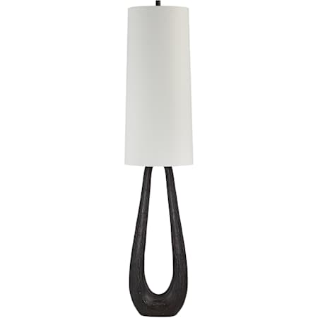 Ren Wil Cornelia 2 Light 63" Tall Column Floor Lamp Dark Walnut