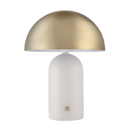 Ren Wil Solero 2 Light 16" Tall LED Buffet Table Lamp Glossy Off-White