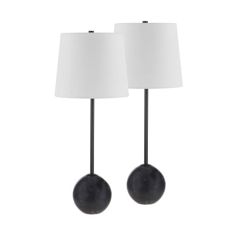 Ren Wil Bangor 27" Tall LED Buffet Lamp -Set of 2 Honed Black