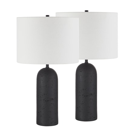 Ren Wil Augusta 25" Tall LED Buffet Lamp -Set of 2 Black