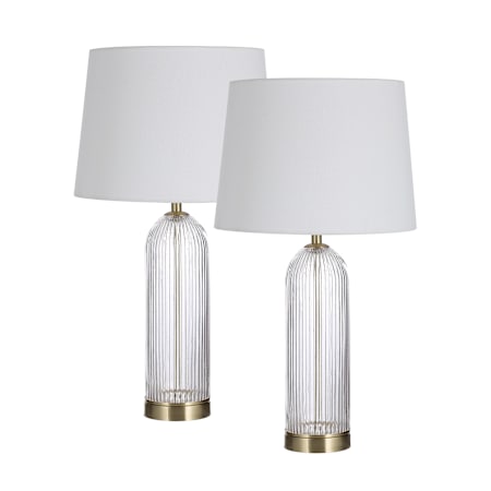 Ren Wil Ocala 2 Light 25" Tall LED Buffet Table Lamp Yellow