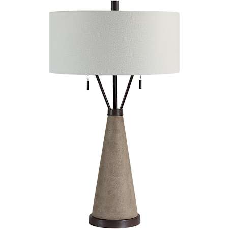 Ren Wil Lourdes 2 Light 30" Tall Buffet Table Lamp Cream Wash