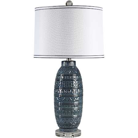 Ren Wil Spirea 31" Tall Vase Table Lamp Blue