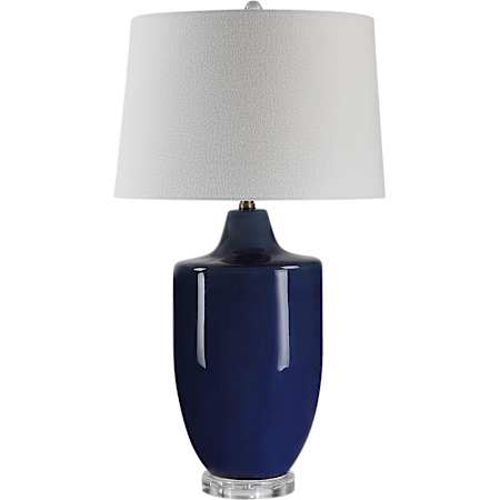 Ren Wil Decimus 31" Tall Vase Table Lamp Crackled Navy