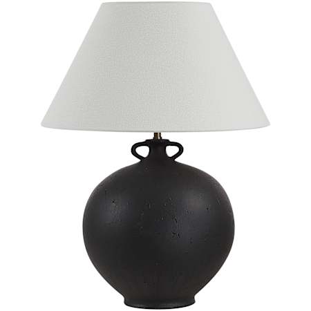 Ren Wil Alicia 25" Tall Vase Table Lamp Antique Black