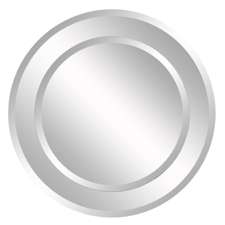 Ren Wil Apia 36" Diameter Circular Framed Bathroom Mirror Clear