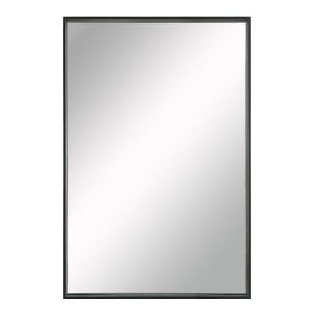 Ren Wil Annalise 30" W x 45" H Rectangular Steel Framed Bathroom Mirror Matte Black