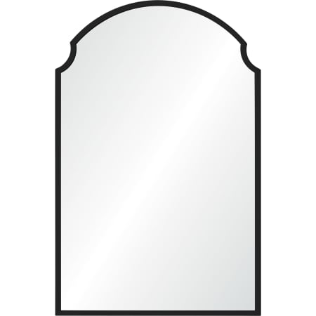 Ren Wil Asmara 24" W x 36" H Arched Accent Mirror Matte Black