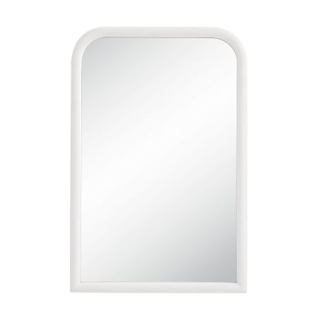 Ren Wil Colima 24" W x 36" H Arched Aluminum Framed Bathroom Mirror White