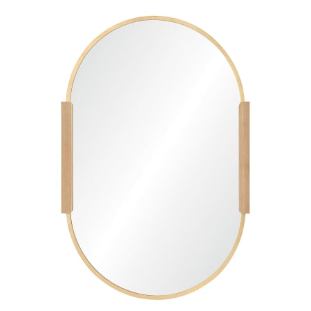 Ren Wil Kerianne 26" W x 41" H Oval Framed Bathroom Mirror Gold Leaf