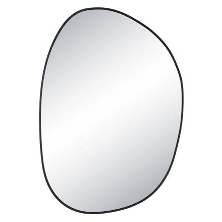 Ren Wil Bozeman 30" W x 42" H Oval Framed Bathroom Mirror Matte Black