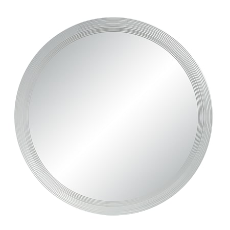Ren Wil Osorno 40" Diameter Circular Framed Accent Mirror Clear
