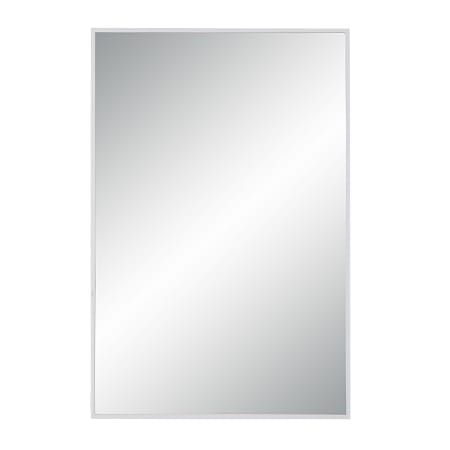 Ren Wil Orchid 23-1/2" W x 35-1/2" H Rectangular Framed Bathroom Mirror Matte White