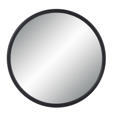 Ren Wil Namur 36" Diameter Circular Aluminum Framed Bathroom Mirror Matte Black