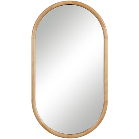 Ren Wil Puno 20"W x 36"H Arched Flat Wood Framed Accent Mirror Natural
