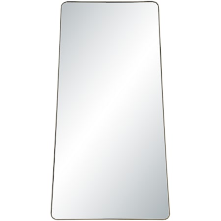 Ren Wil Miley 22"W x 40"H Rectangular Flat Iron Framed and Wall Mount Accent Mirror Champagne