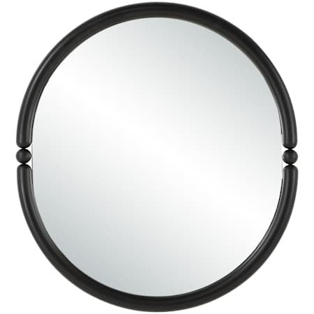 Ren Wil Ditto 36"W x 40"H Oval Flat Iron Framed and Wall Mount Accent Mirror Matte Black