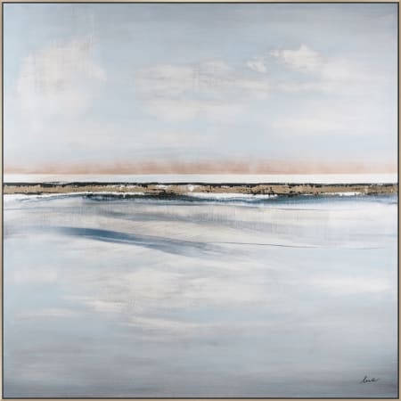 Ren Wil Johnston 40" x 40" Framed Abstract Painting Grey
