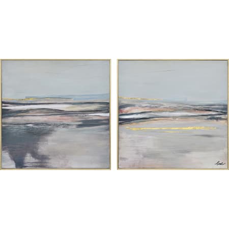 Ren Wil Salinas 24" x 24" Framed Abstract Painting - Set of 2 Grey
