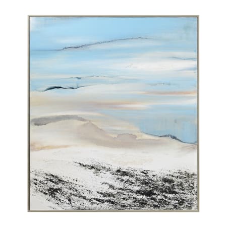 Ren Wil Valhalla 40" x 35" Framed Abstract Painting Blue